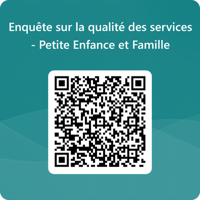 Enquête Petite enfance QRCode FR
